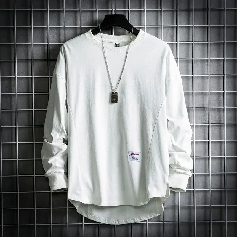 Heritage Drop-Hem Men’s Pullover Sweatshirt