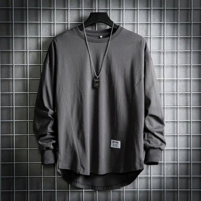 Heritage Drop-Hem Men’s Pullover Sweatshirt