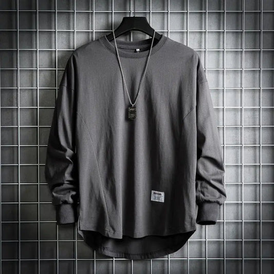 Heritage Drop-Hem Men’s Pullover Sweatshirt