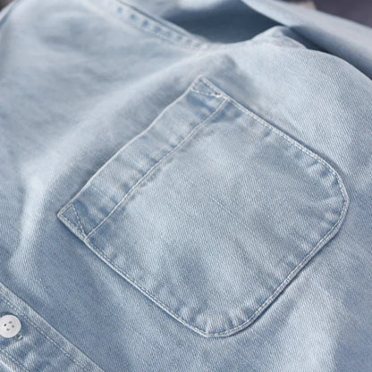 Nztrendys Cotton Denim Button-Down for Men
