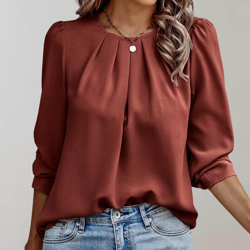 Nztrendys Pleated Women’s Blouse