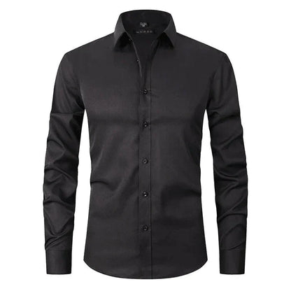 Elegant Wrinkle-Free Dress Shirt for Men