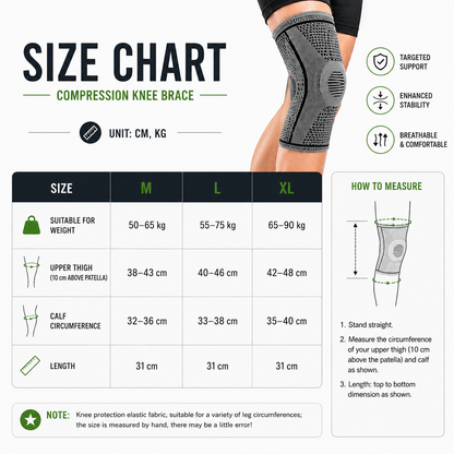 Compression Knee Brace Support Sleeve