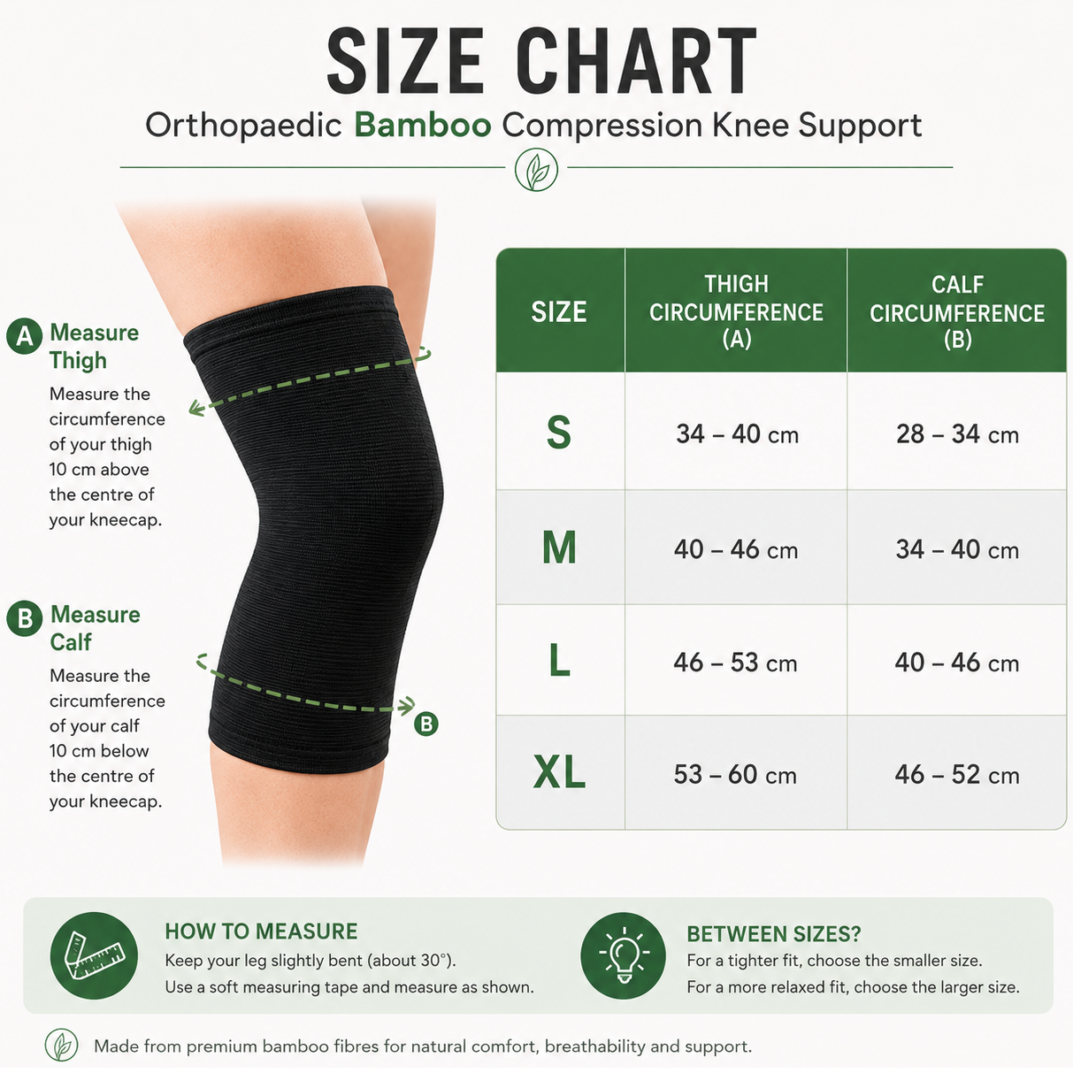 Orthopaedic Bamboo Compression Knee Support