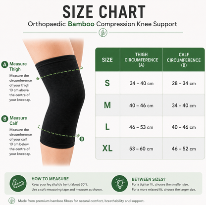 Orthopaedic Bamboo Compression Knee Support