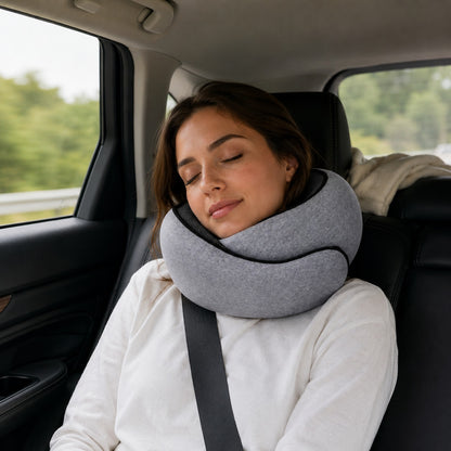 Travel Neck Pillow - Comfortable Full Neck Support