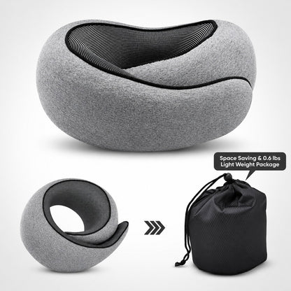 Travel Neck Pillow - Comfortable Full Neck Support