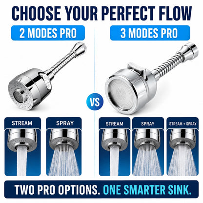 Choose your perfect flow - 2 Modes Pro and 3 Modes Pro