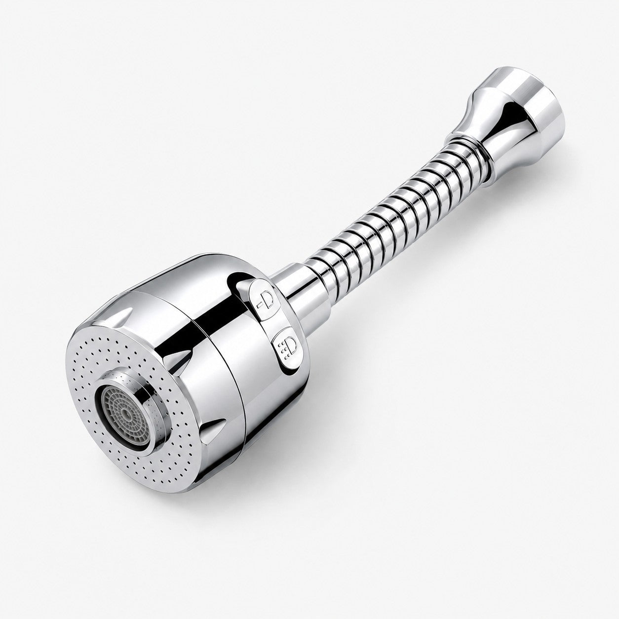AquaSwivel 360 faucet sprayer extender in chrome