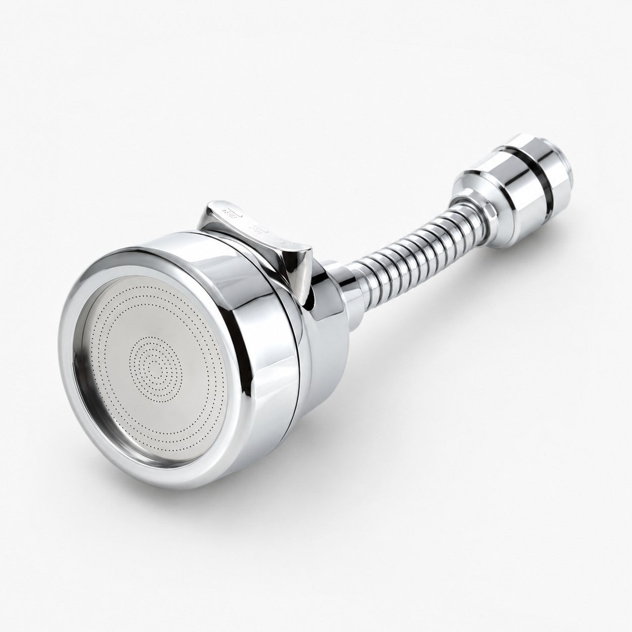 Front view of the AquaSwivel faucet sprayer extender