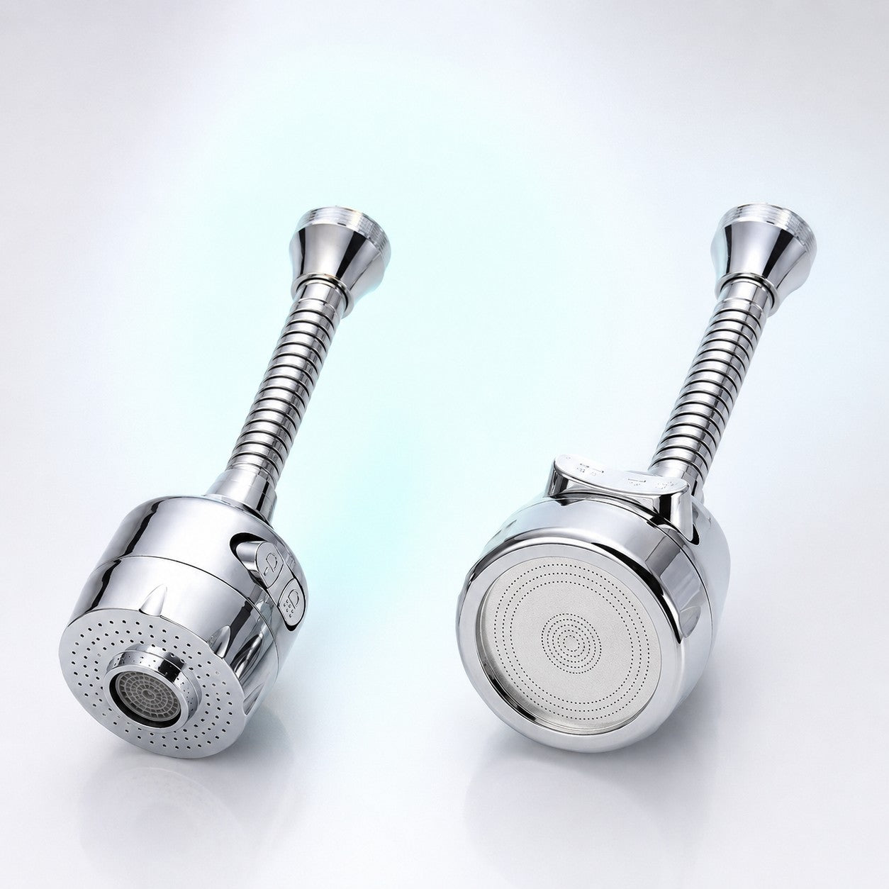 AquaSwivel 2 Modes and 3 Modes extenders side by side