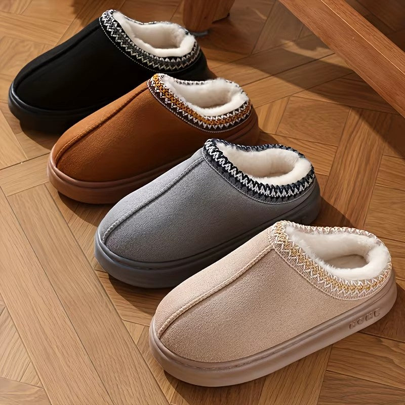 CloudStep memory foam suede slippers in four colours