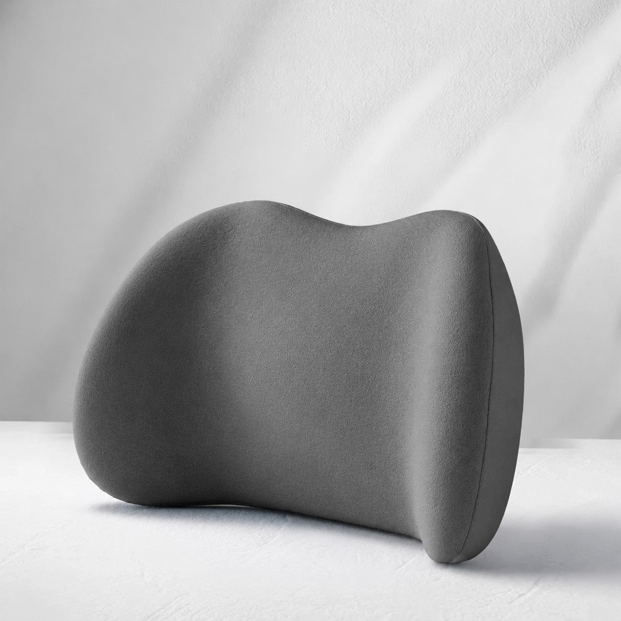 ComfyRide memory foam car lumbar cushion in grey