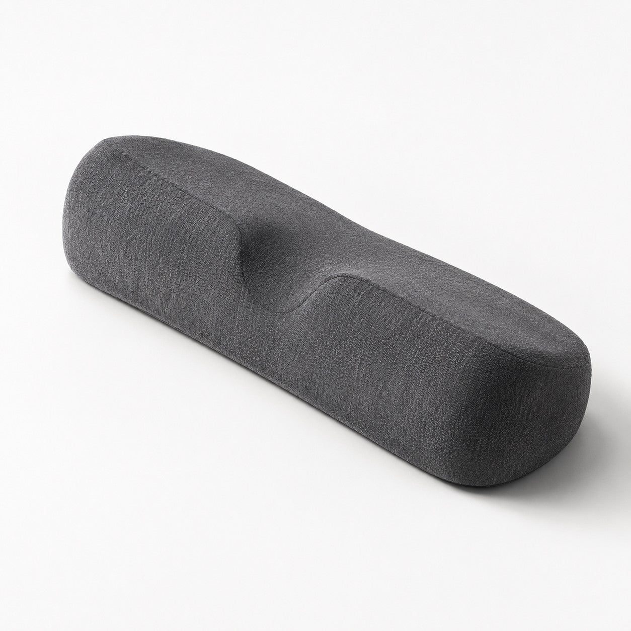 Dark grey memory foam cervical pillow