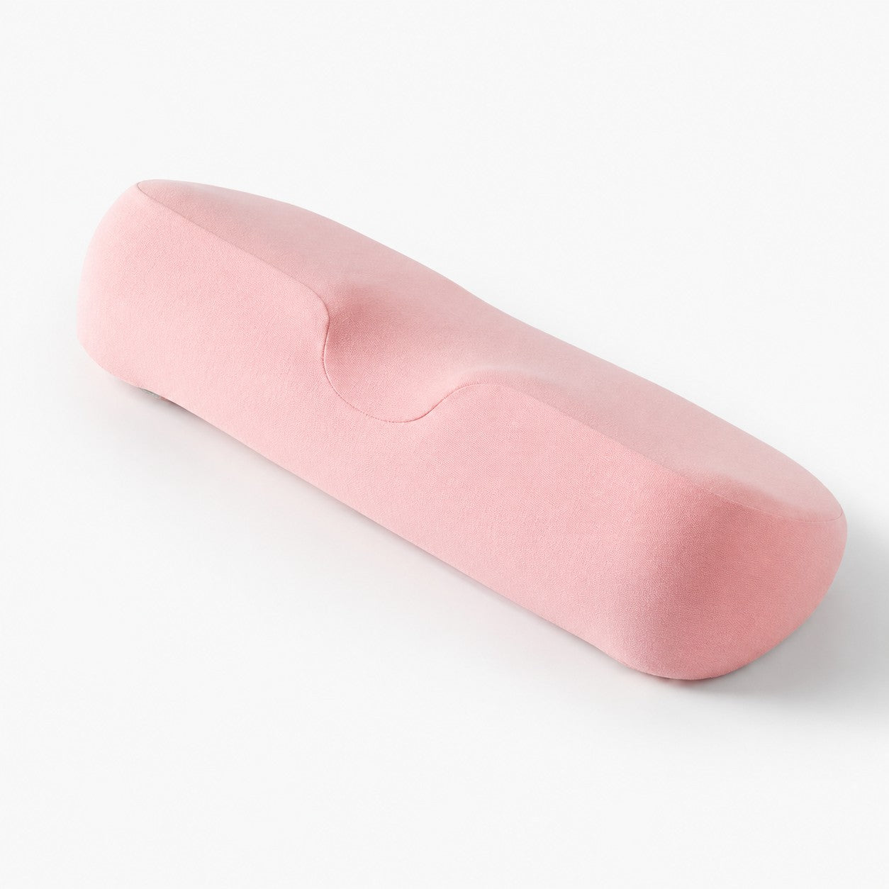 Pink memory foam cervical pillow