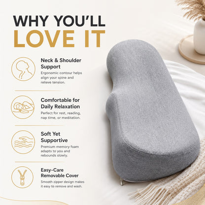 Why you will love it: neck support, comfort, soft cover