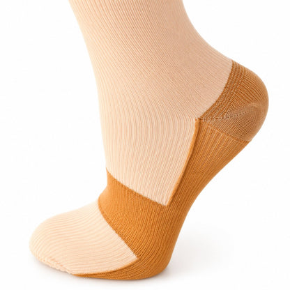 Copper reinforced heel detail