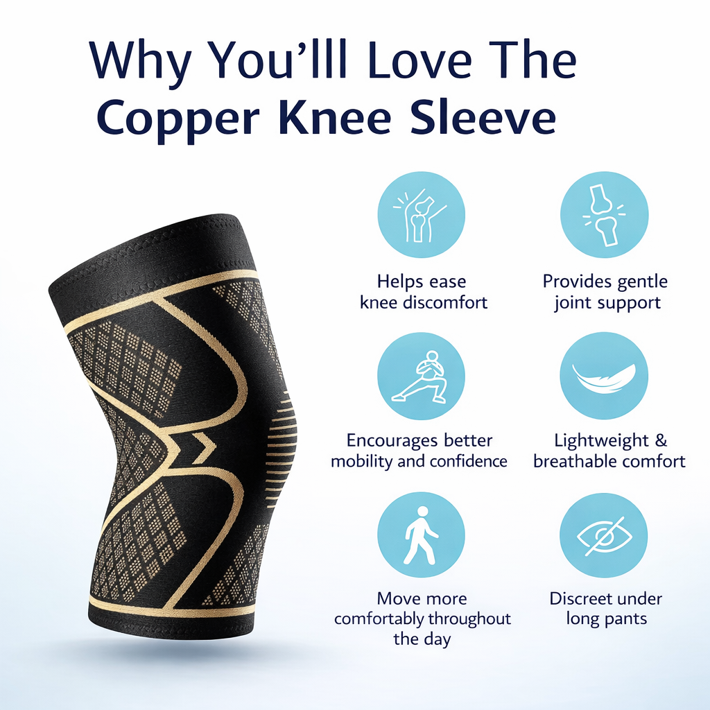 Copper Knee Compression Sleeve