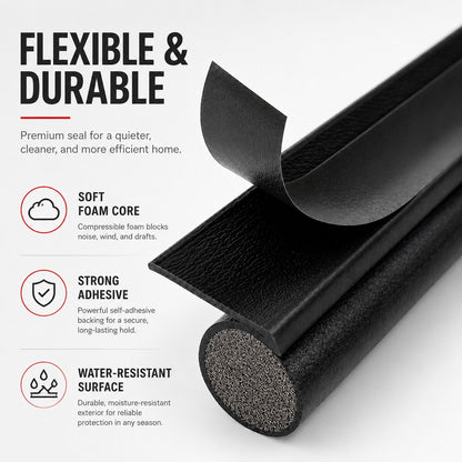 Flexible and durable foam seal