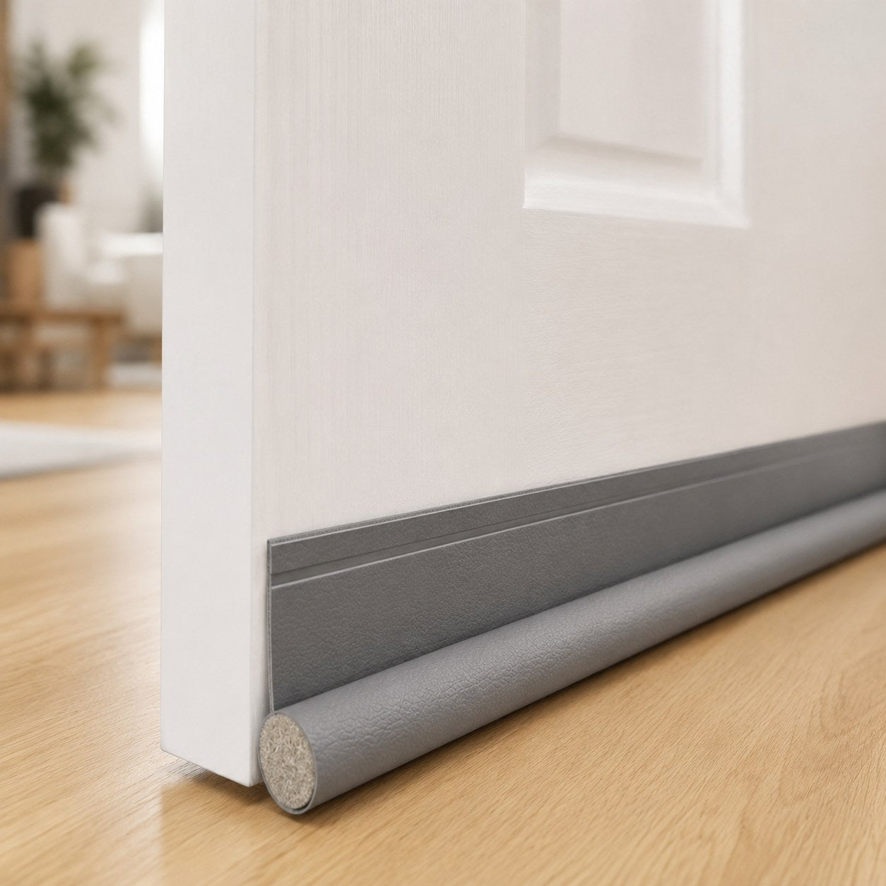 CosySeal under-door draught stopper in grey