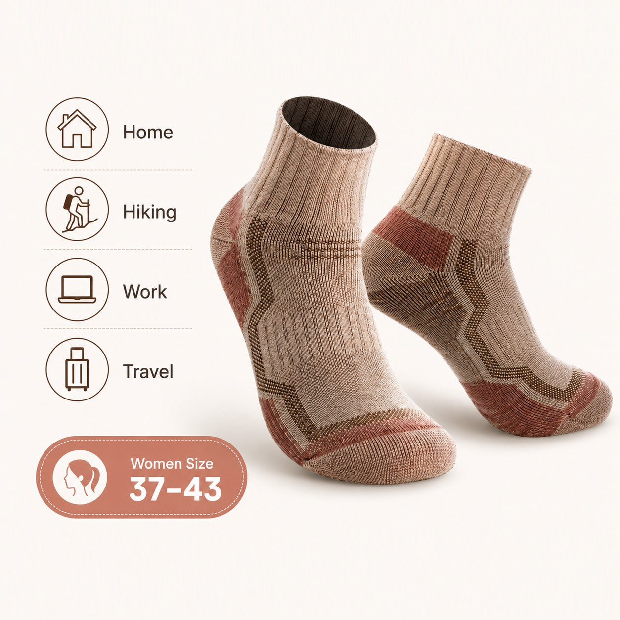 Great for home, hiking, work and travel