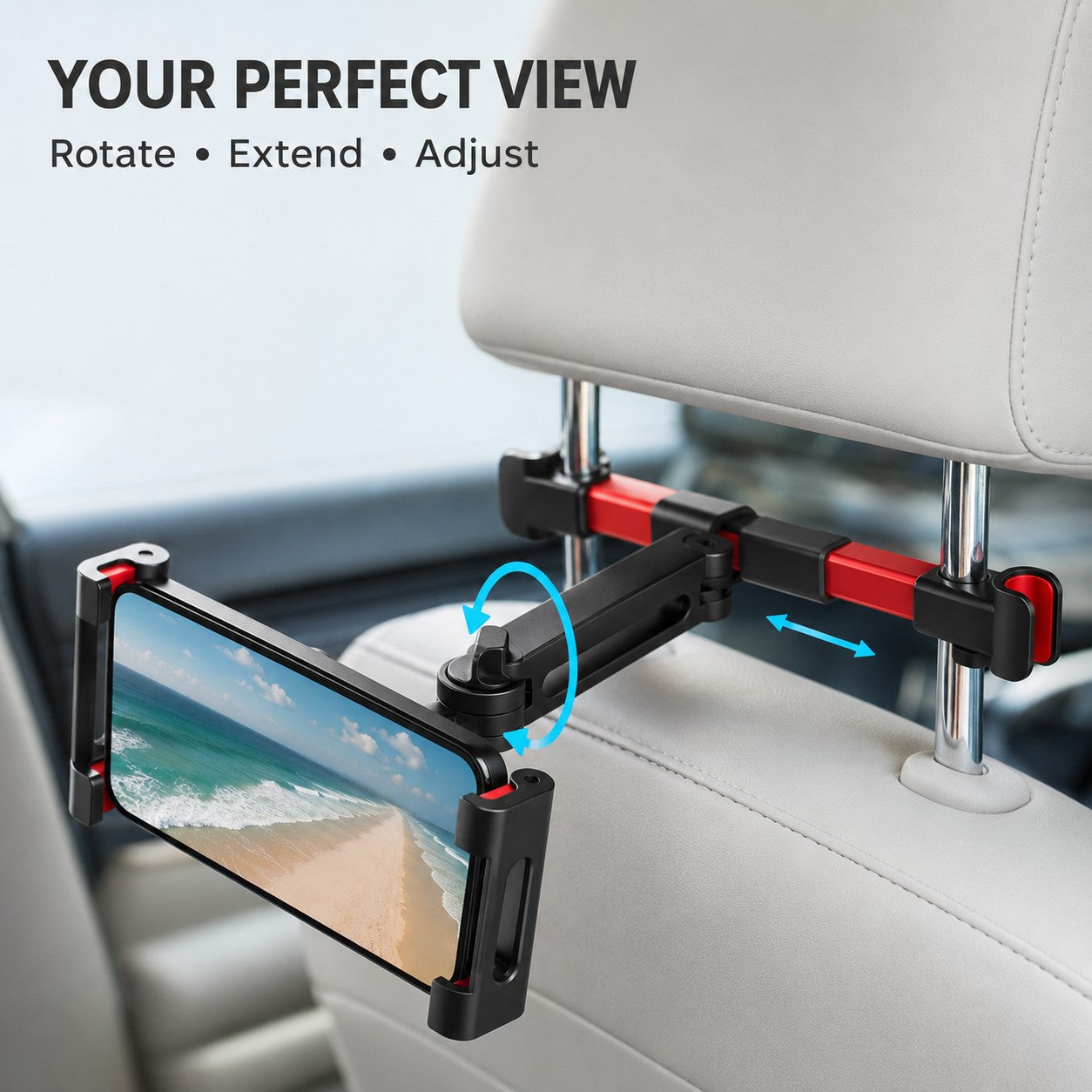 Rotate, extend and adjust for the perfect viewing angle