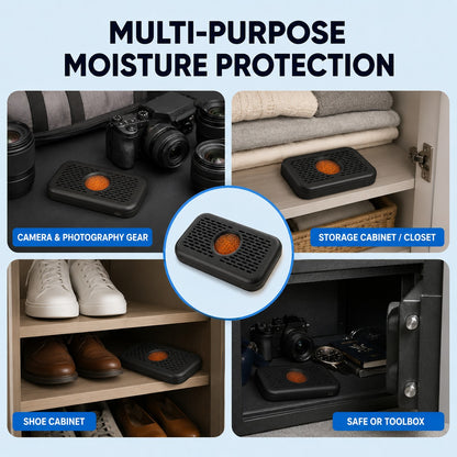 Multi-purpose moisture protection for gear, closets and safes