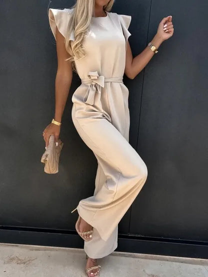 Siena Elegant Jumpsuit with Belt for Women