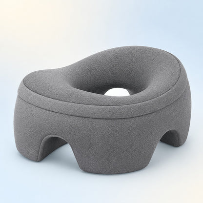 FaceRest memory foam face-down pillow in grey