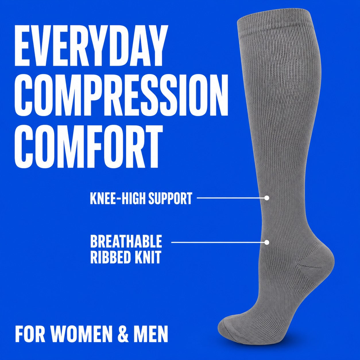Everyday compression comfort grey