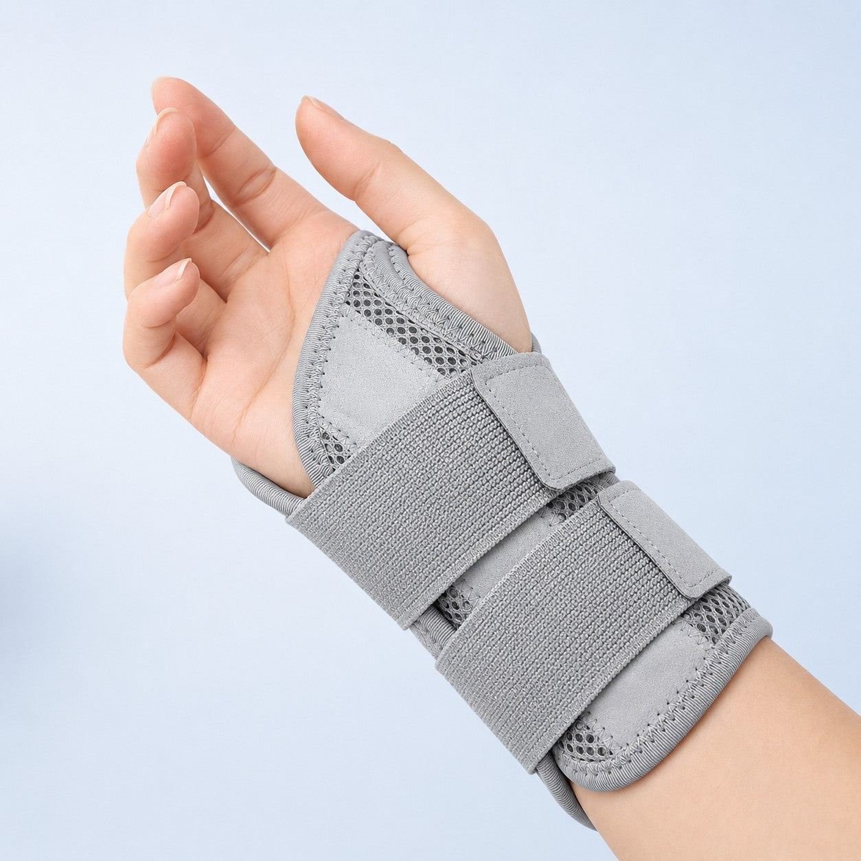 FlexWrist adjustable wrist support brace in grey