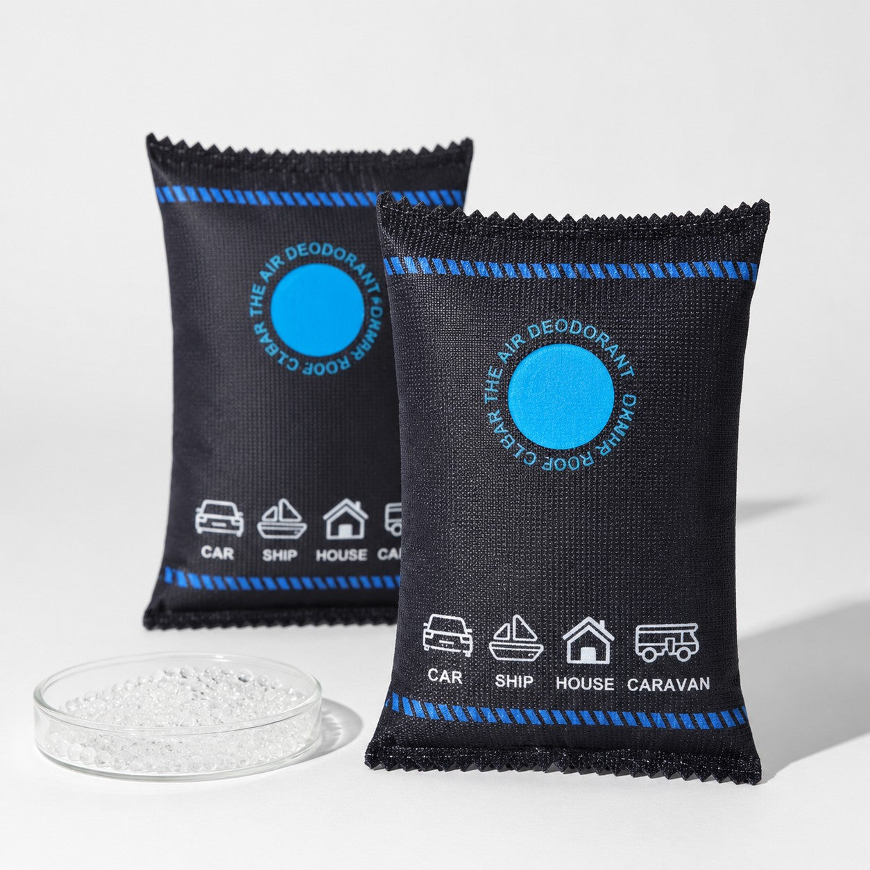 FreshDry dehumidifier bags for car, ship, house and caravan