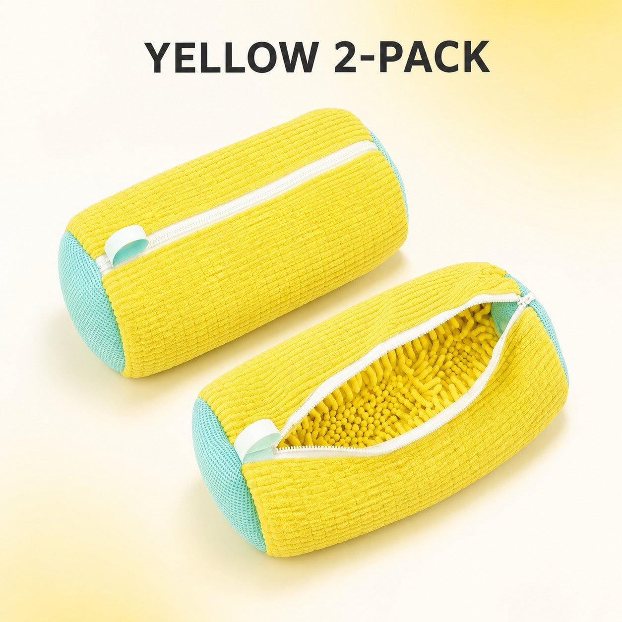 FreshSole shoe washing bag yellow 2-pack