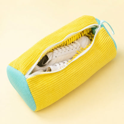FreshSole shoe washing and drying bag in yellow