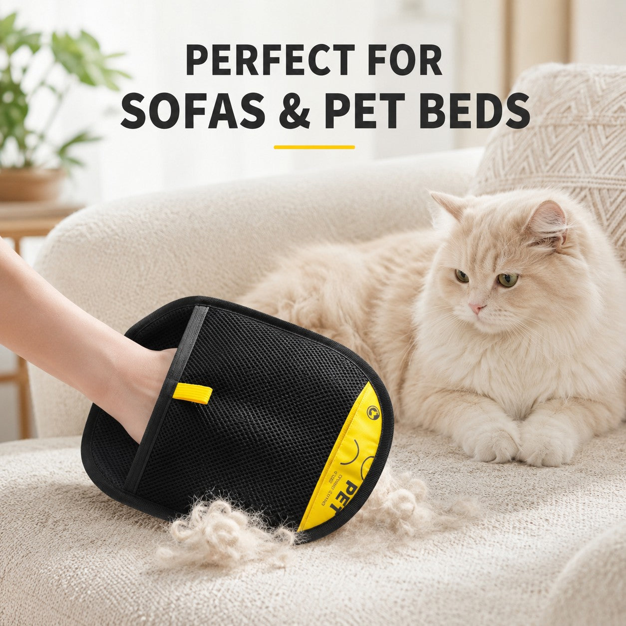 Perfect for sofas and pet beds