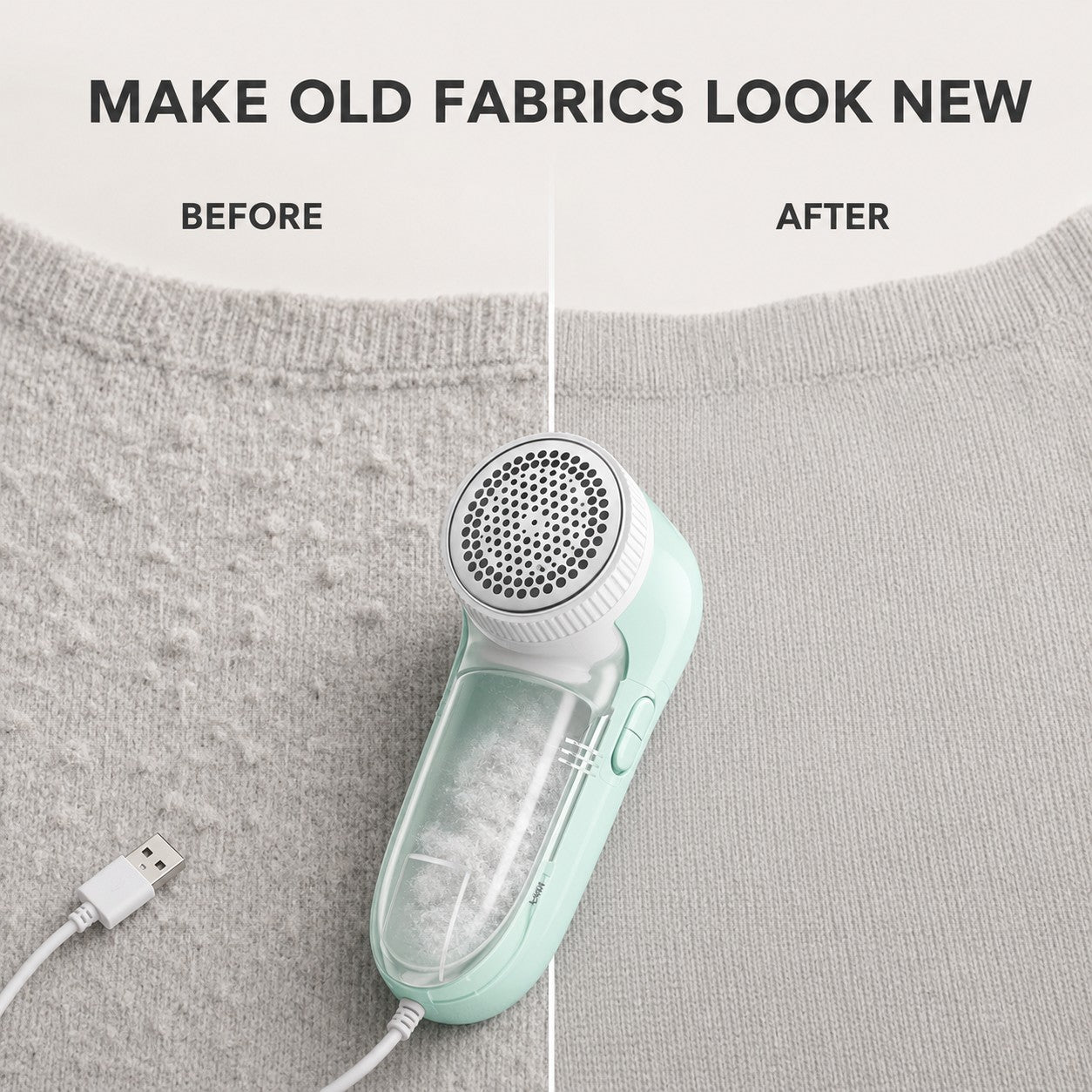 Before and after - make old fabrics look new again