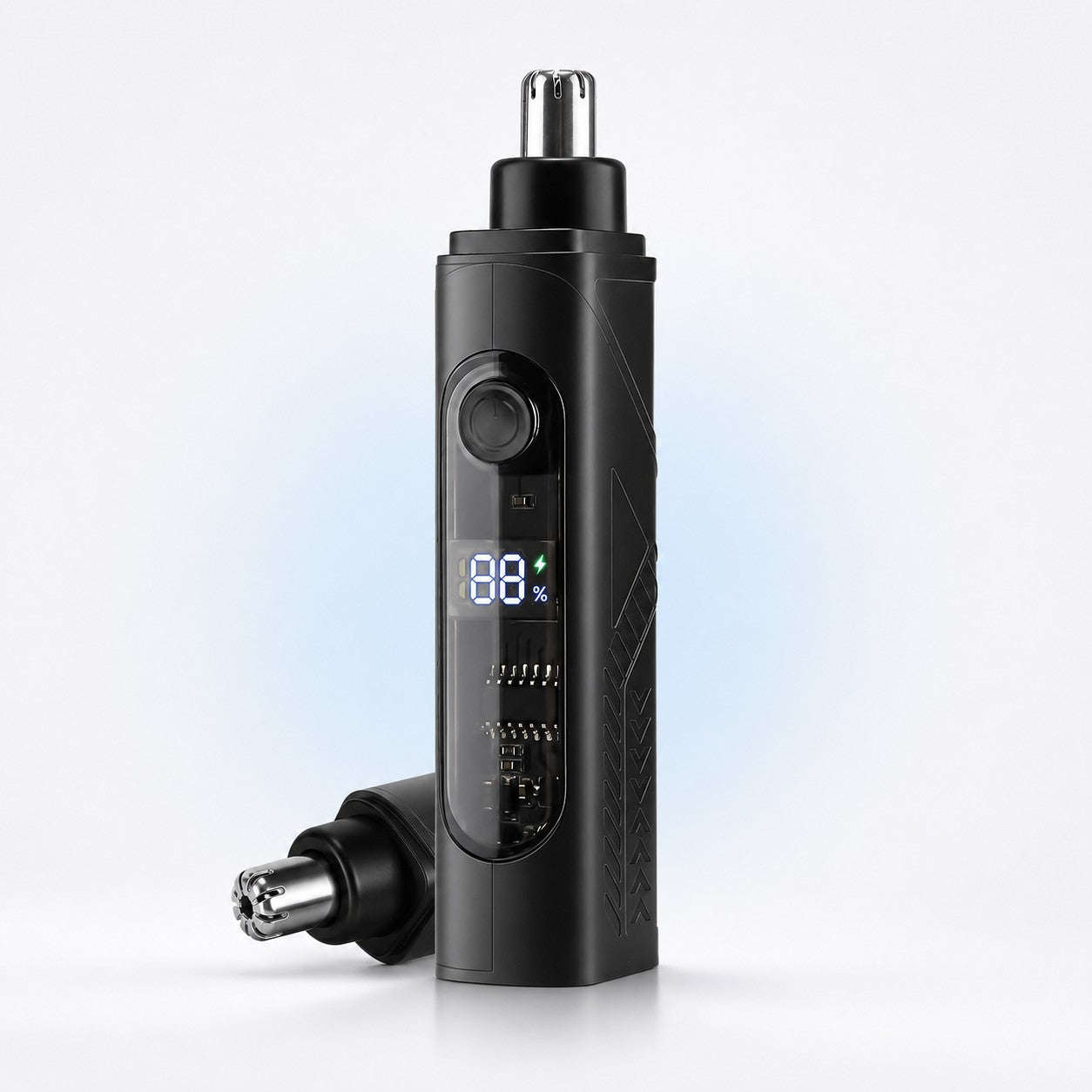 GlideTrim painless nose and ear hair trimmer in black