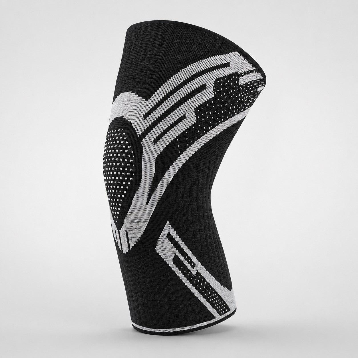 KneeGuard compression support knee sleeve in black