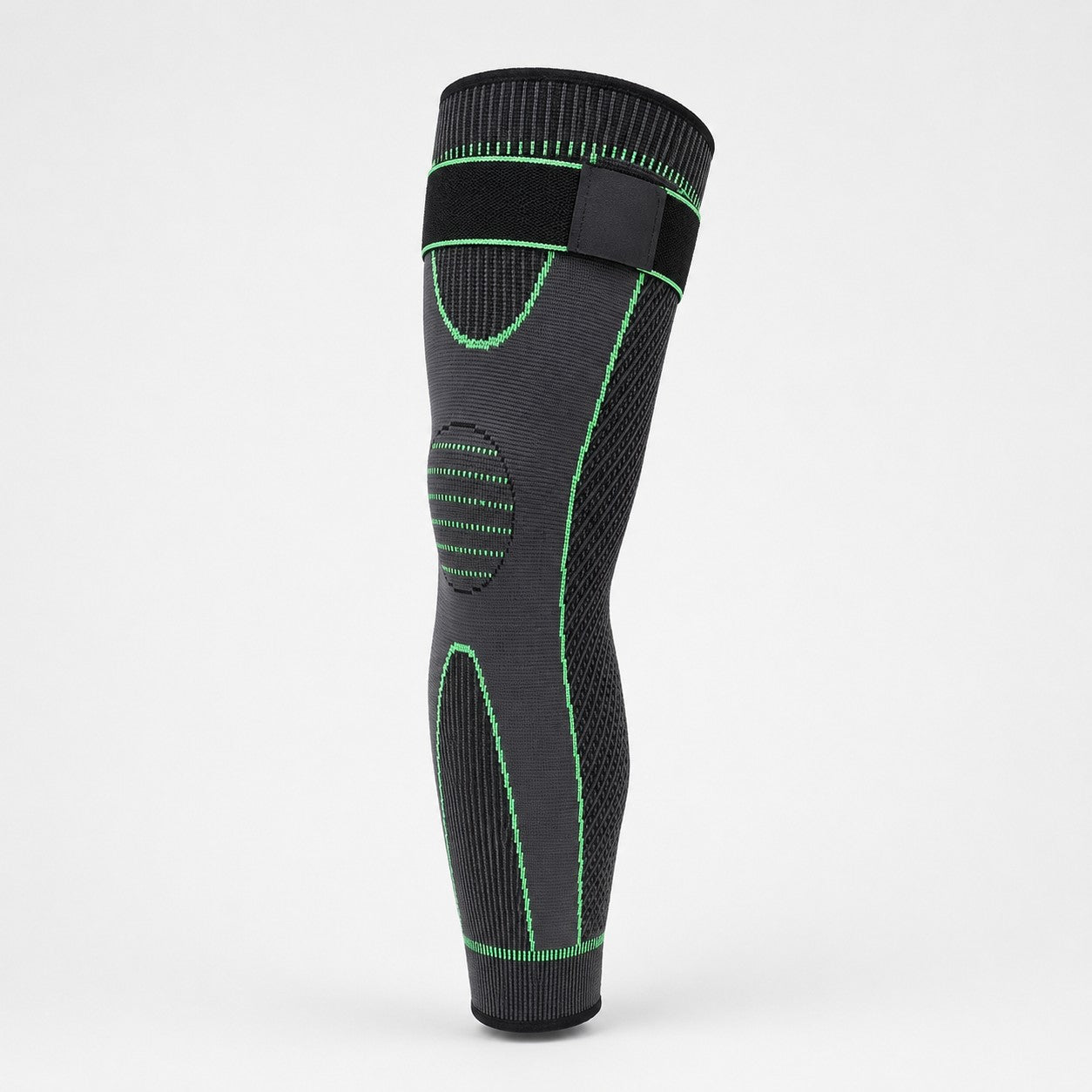 LegGuard full-leg compression sleeve in green