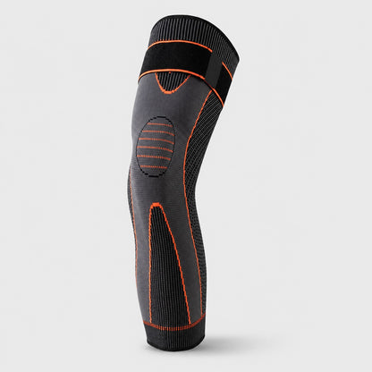 LegGuard full-leg compression sleeve in orange