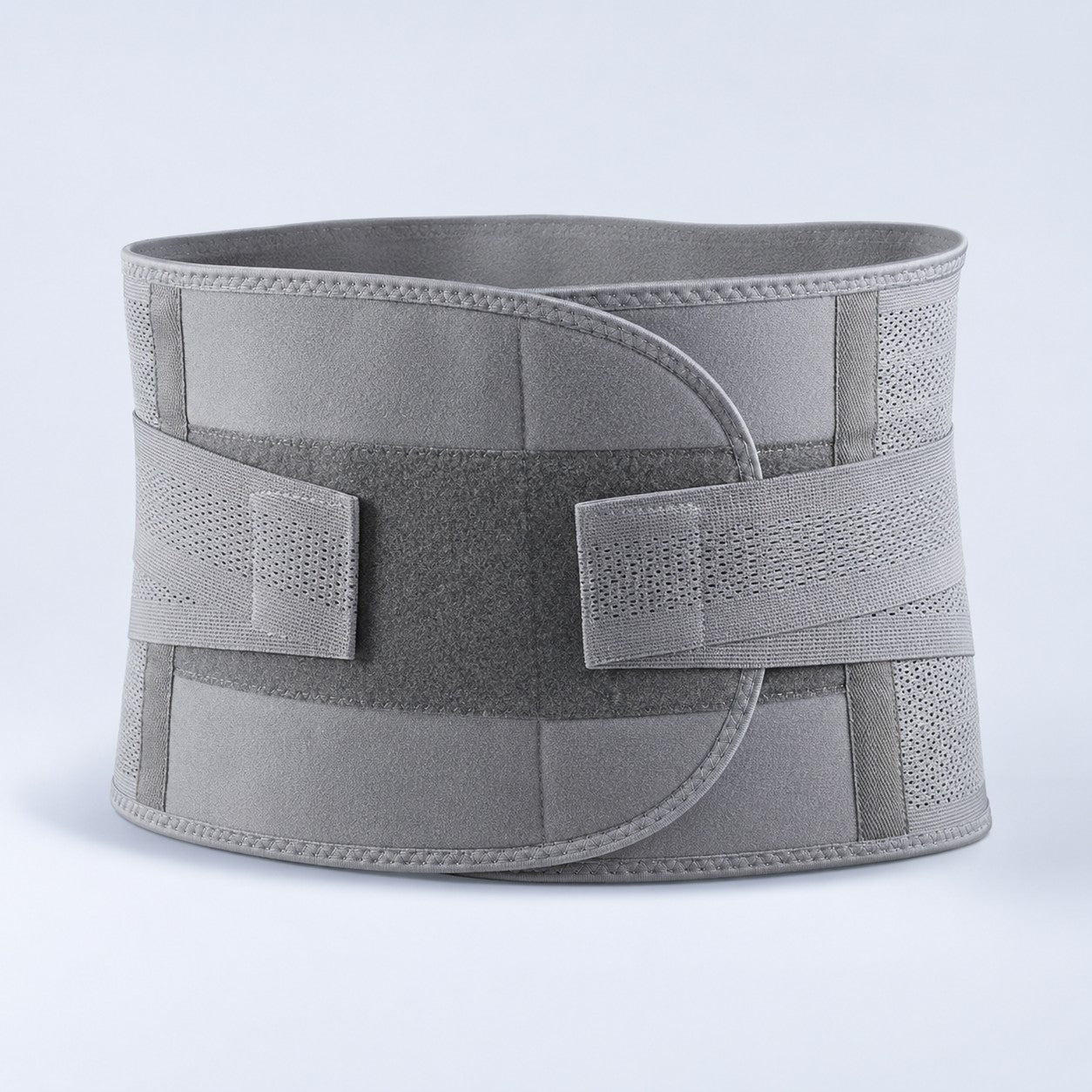 LumbarEase back support belt for the lower back in grey