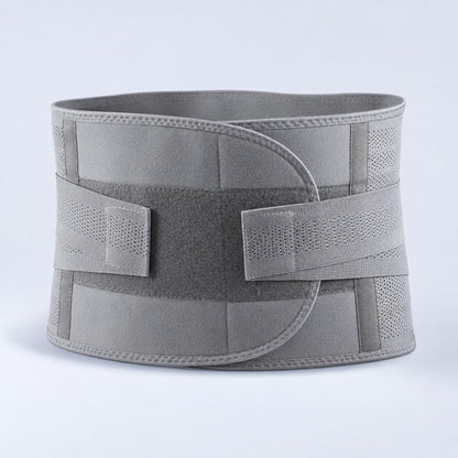 LumbarEase back support belt for the lower back in grey