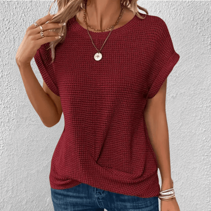 Nztrendys Sculpt Women’s Waffle-Knit Top