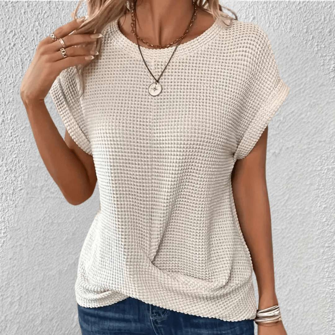 Nztrendys Sculpt Women’s Waffle-Knit Top