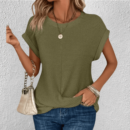 Nztrendys Sculpt Women’s Waffle-Knit Top