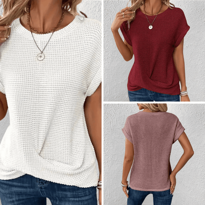 Nztrendys Sculpt Women’s Waffle-Knit Top