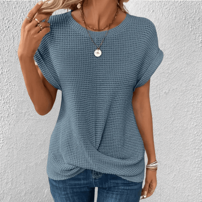 Nztrendys Sculpt Women’s Waffle-Knit Top