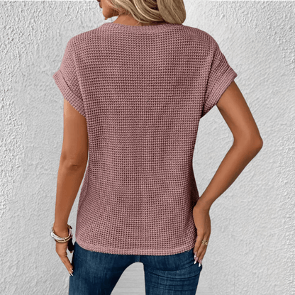 Nztrendys Sculpt Women’s Waffle-Knit Top
