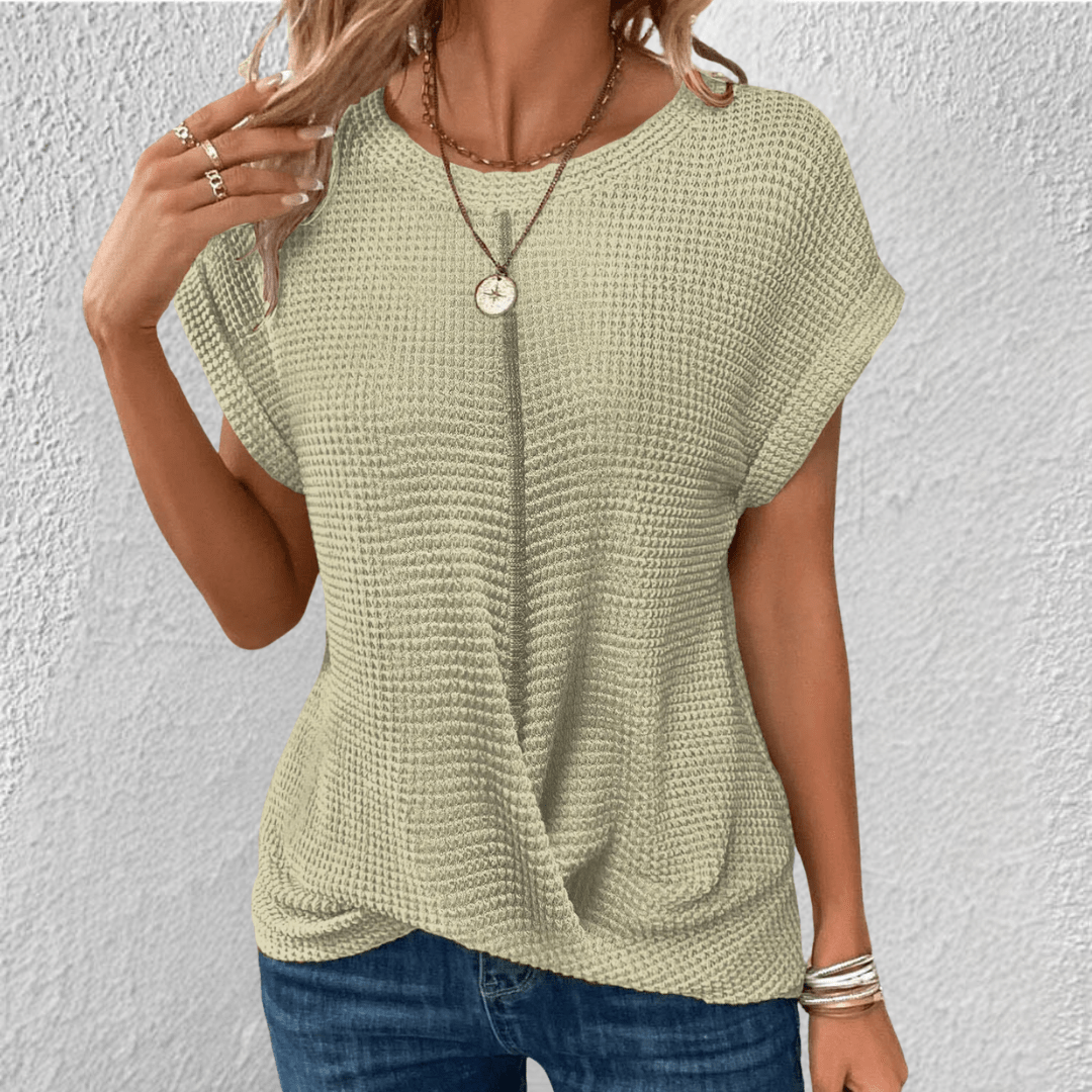 Nztrendys Sculpt Women’s Waffle-Knit Top