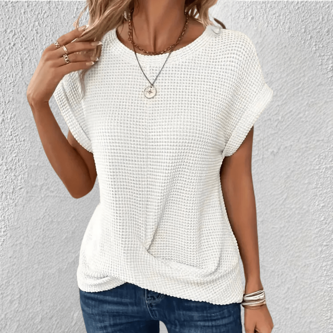 Nztrendys Sculpt Women’s Waffle-Knit Top